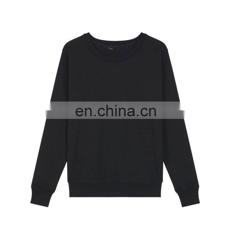 Custom round neck fashion brand sweater men's long-sleeved solid color pullover