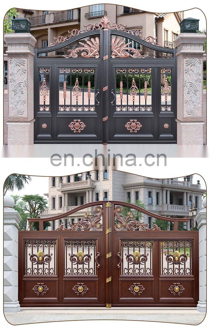 2019 Hot sales house gates design garden vinyl fence gate