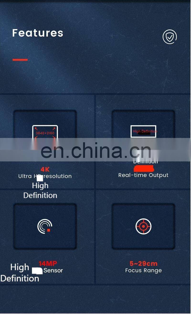 Andonstar AD1605 14MP 4K Ultra High Definition Electronic Microscope with 150X Industrial Microscope Camera Magnifier