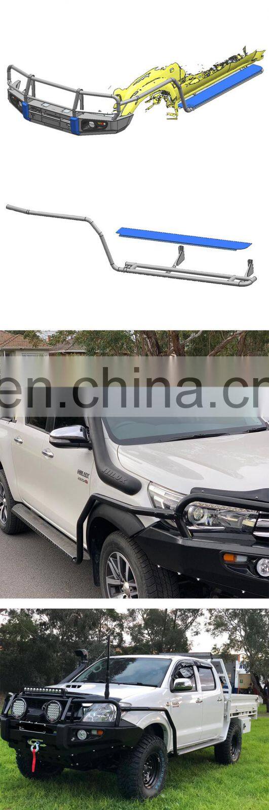 4x4 Auto Part Exterior accessories rock sliders side step and rails for Navara np300 2016+