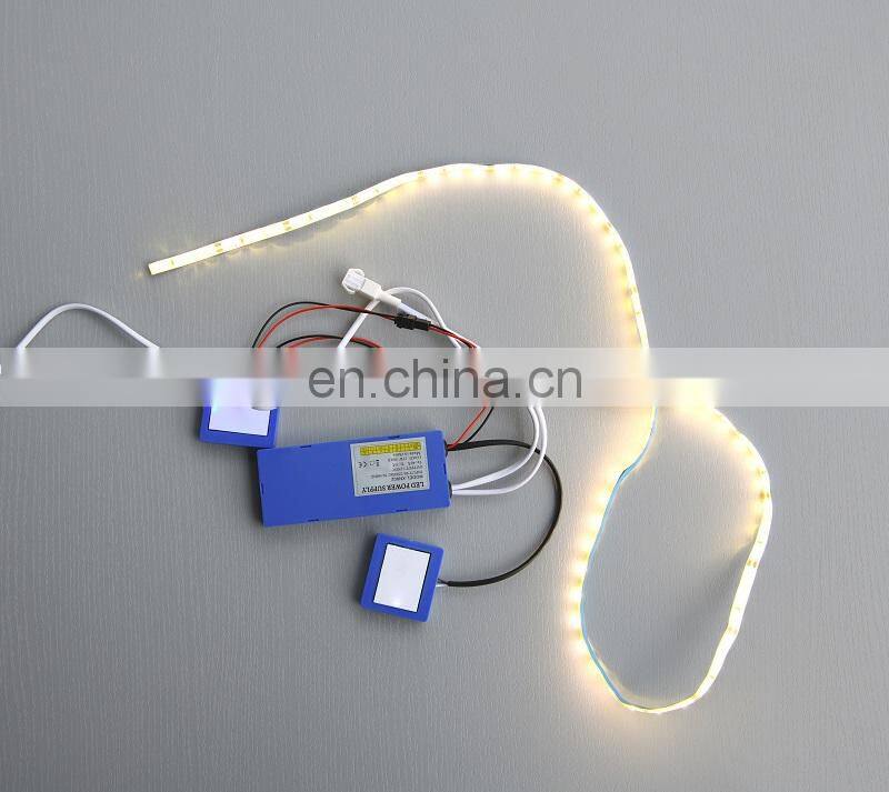 Sensor touch two seperate switch key Control Light and defogger of smart mirror