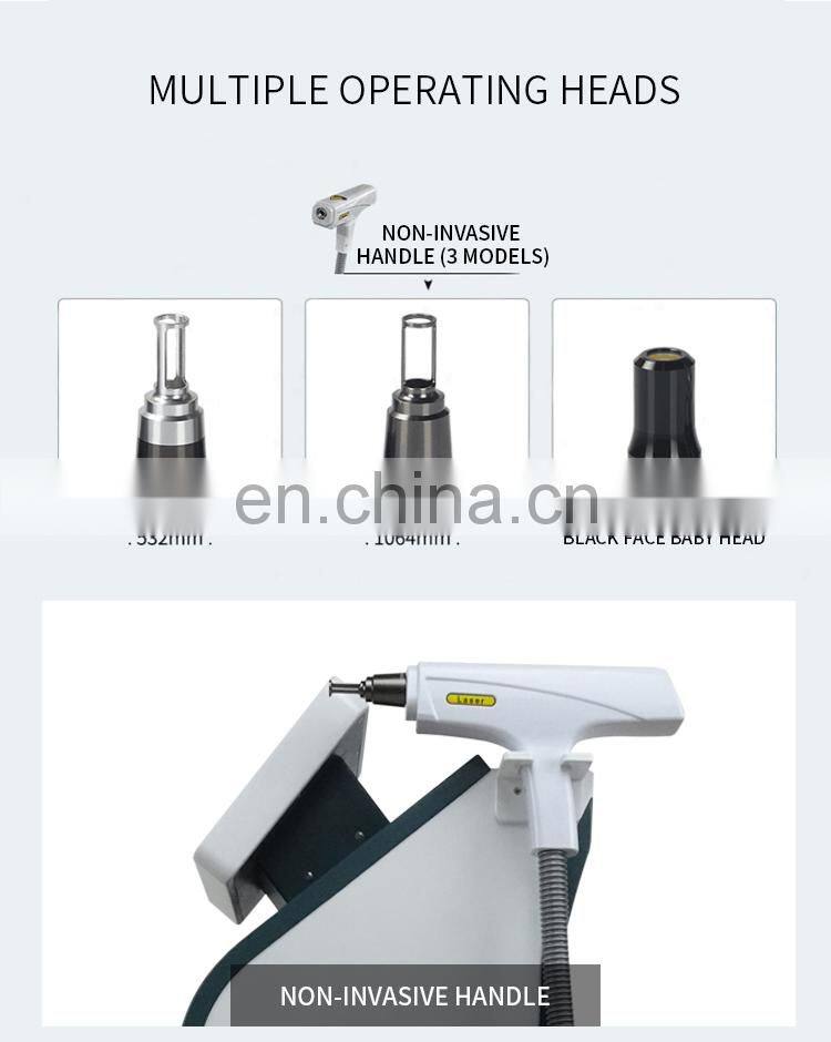 Factory Non Invasive Tattoo Removal Laser Instrument Q Switch ND Yag Laser Machine Eyebrow Pigment Removal Beauty Instrument
