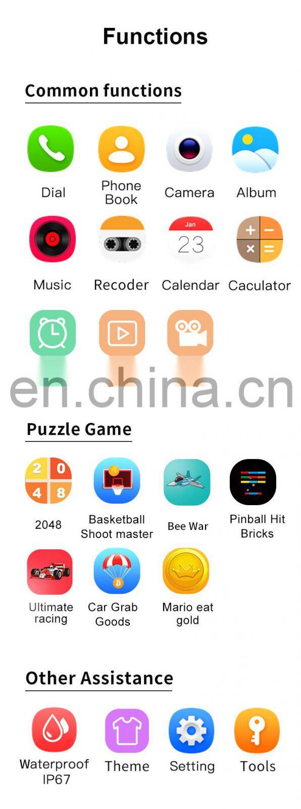 OEM Game Watch smartwatches Gift Music Player SIM Card For Kids Smart Watch Mobile Phone Wearable Device For Boys Girls Child