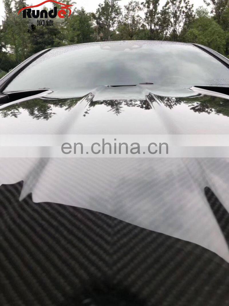 RUNDE Brilliant Quality Mansy Style Carbon Fiber Bonnet Engine Hood For Mercedes-Benz W222