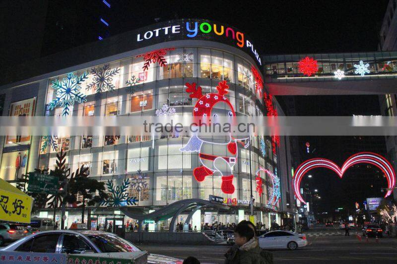 2015 decorative wall christmas light for building
