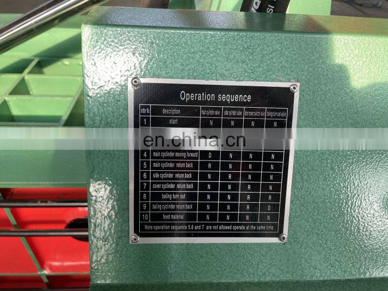 2021 factory manufacture Y81-125t turn out Hydraulic Scrap Metal Baling Machine aluminum can scrap Metal Balers