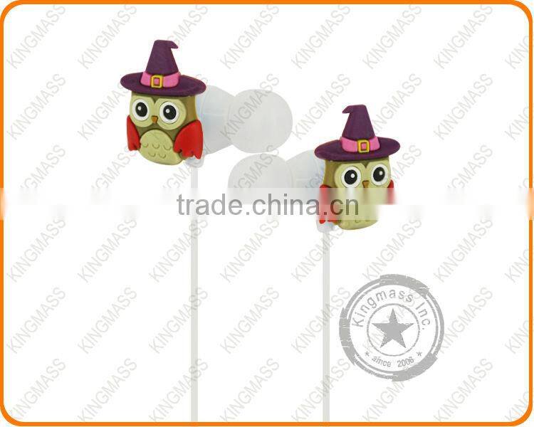 KINGMASS Novelty PVC logo Headphone hot new products