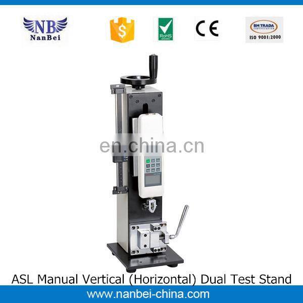Max force 500N manual dual vertical horizontal test stand
