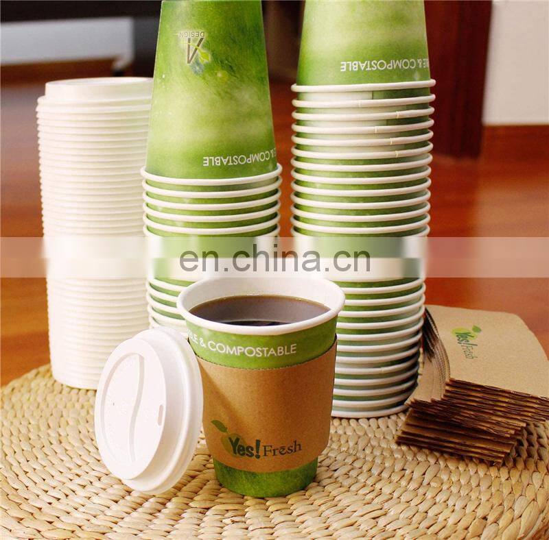 PS16S biodegradable eco-friendly disposable insulated Coffee Tea auto paper cup forming making machine