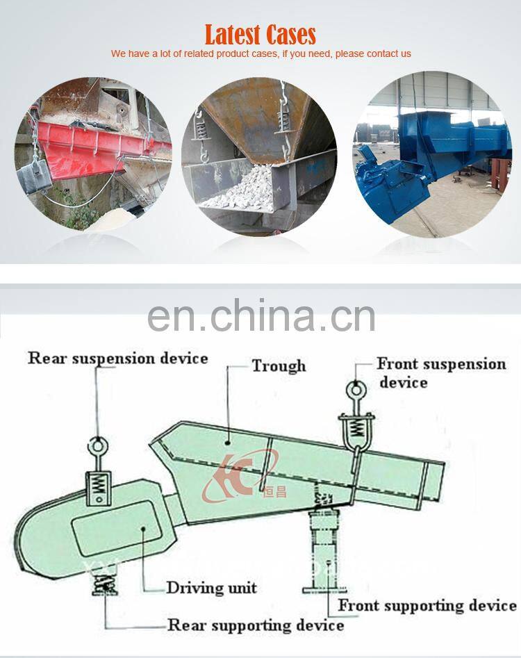 Gold mining feeder Grizzly Electromagnetic Vibrating Feeder Machine for Mining feeder