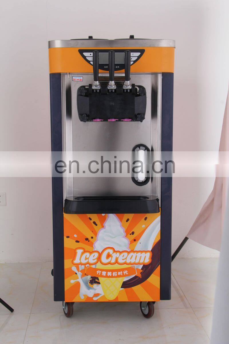 Price of hard scooping ice cream making machine ice cream machine in china