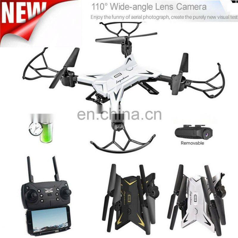 KY601S Foldable RC 1080P Wide Angle WIFI FPV Drones with camera HD Mini drone Helicopter Aircraft drone