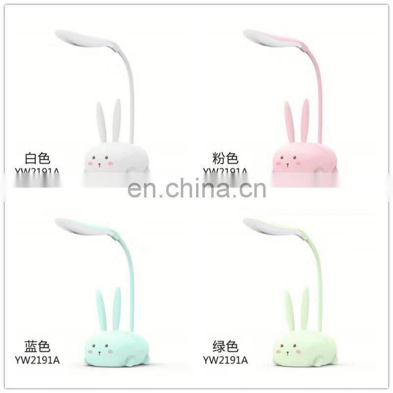 novelty design lovely led cartoon portable table lamp