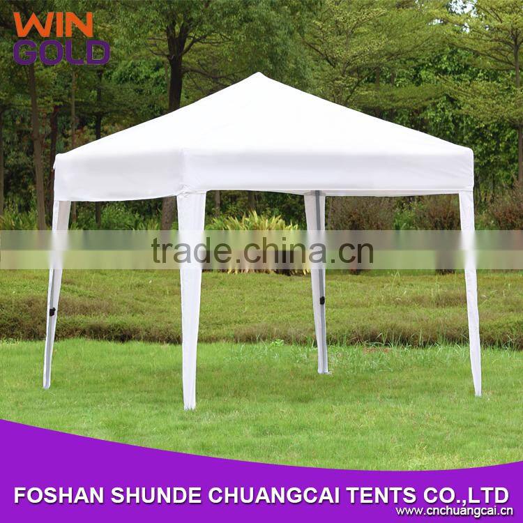 2015 white pop up tent wholesale with aluminum frame folding structures