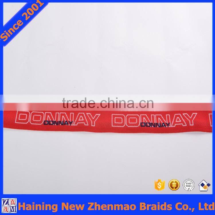 High quality 1 inch nylon jacquard elastic webbing wholesale