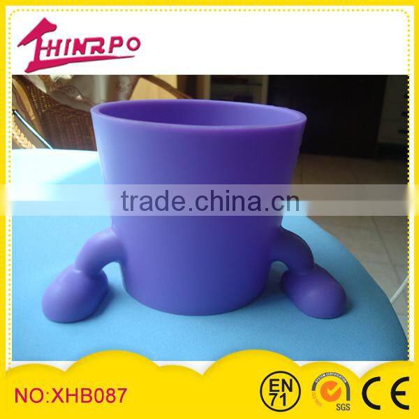 Colorful decorative Silicone Flower Pot & cheap garden pots