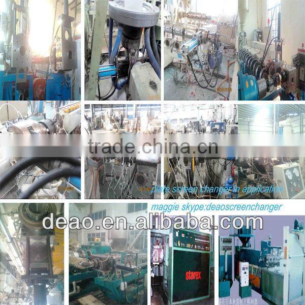 plastic screen changer melt filtration for plastic cup making mould