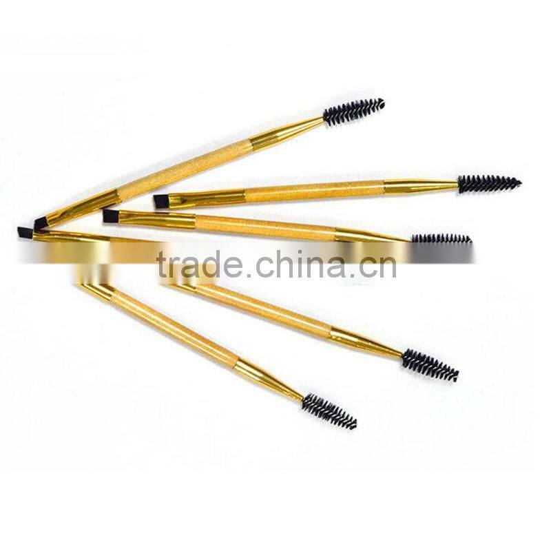 Factory custom logo double ends eyebrow brush wholesale