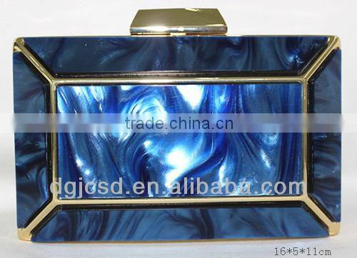 New color 0861 Amber adhesive evening clutch bag