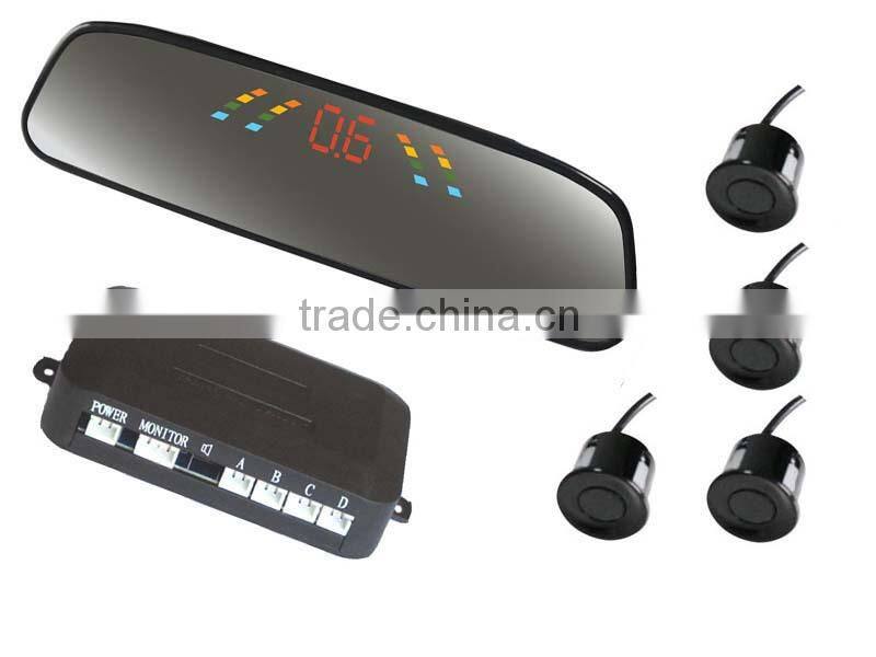 4 sensors car parking sensor system led display parking sensor