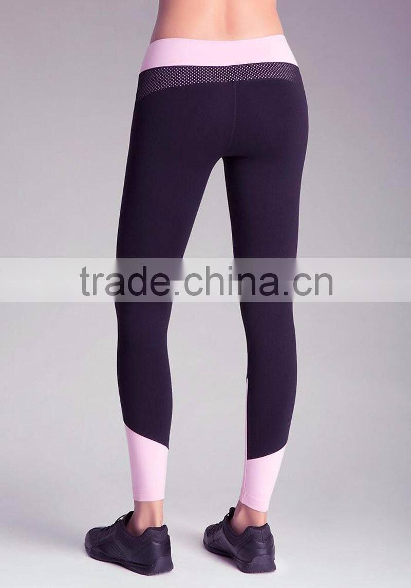 (OEM/ODM Factory)woman full running pants yoga pants comfortable most fashionable sports legging quick dry gym clothing