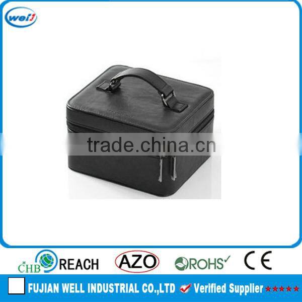 Fashion PU leather high end cosmetic bags wholesale