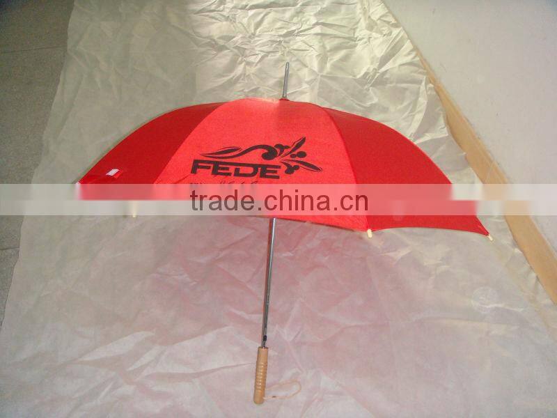 hook handle umbrella with logo printed umbrella for promotional