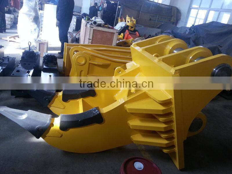 excavator attachments hydraulic wood clamp and pipe tube clamp