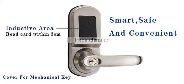New Zinc Alloy digital electronic smart phone hotel nfc door lock
