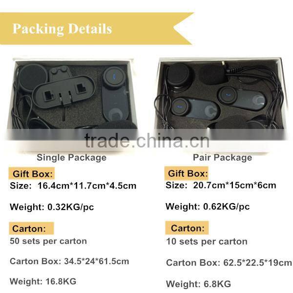 two people bluetooth motorcycle communication helmet interphone