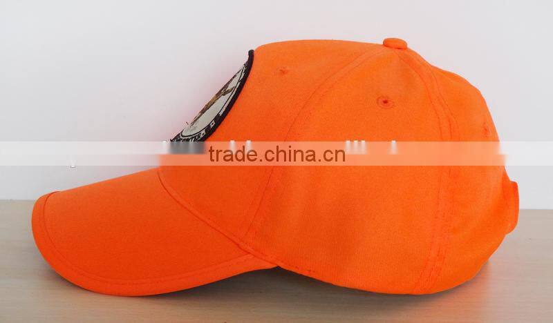 fluorescent orange safe hunter baseball cap