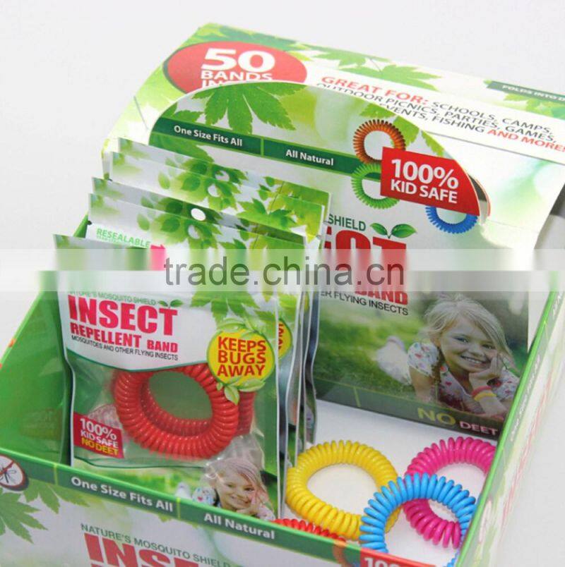 Multi Color Korea Silicon Watch Style Anti Mosquito Bracelet Repellent Band