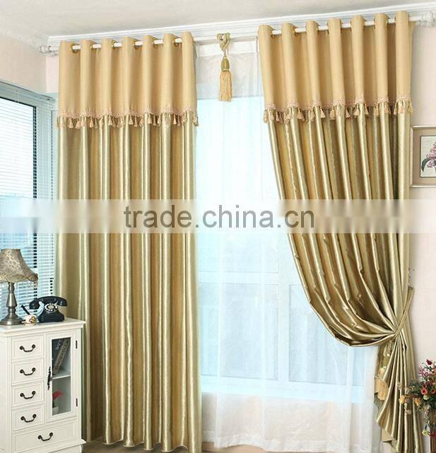 New style Embossed Blackout Curtains for Living room fabric window curtain