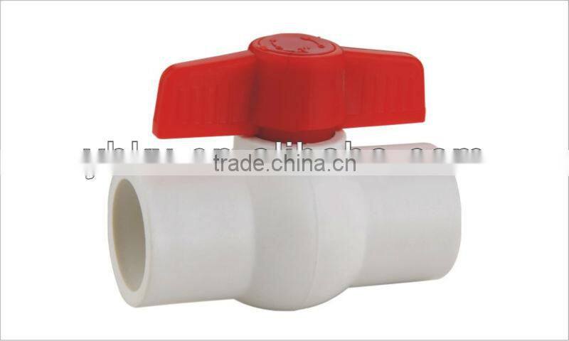 1/4"to 2" plastic upvc ball valve