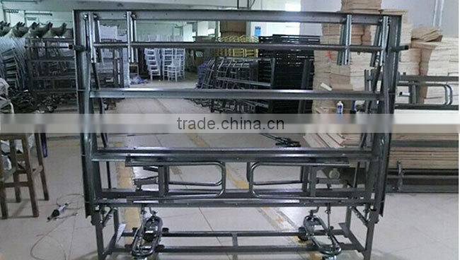Multifunction used metal folding stage