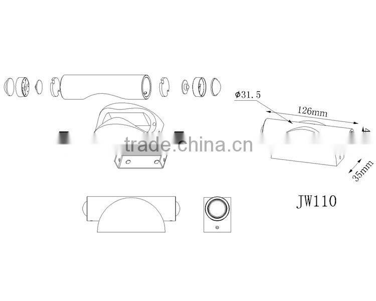Indoor aluminum wall sconce JW-110 cheap wall sconce