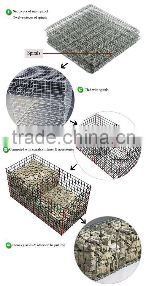 Cheap Gabion Wire Mesh / Galvanized Gabion Mesh / Welded Gabion Wall