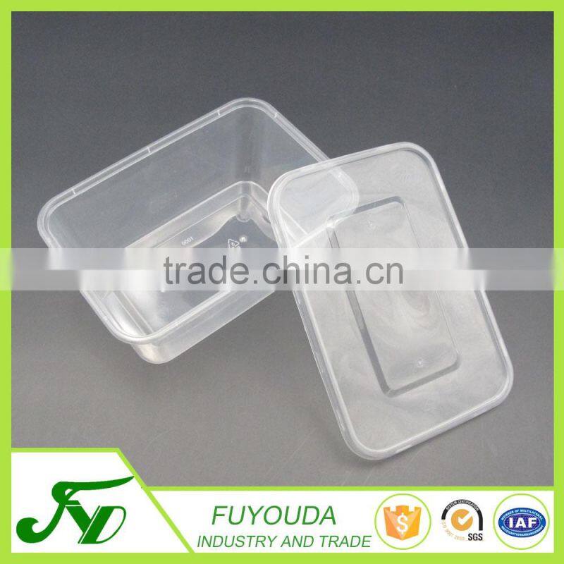 China produce disposable plastic microwave safe food container