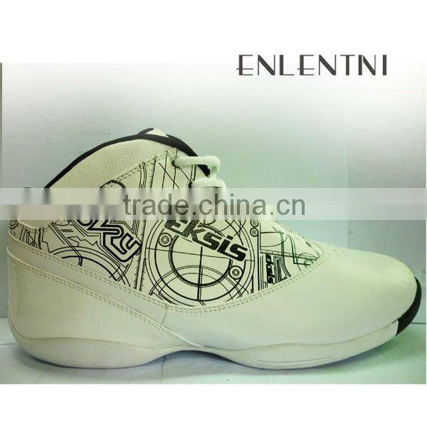 Brand new leather men basketball shoes