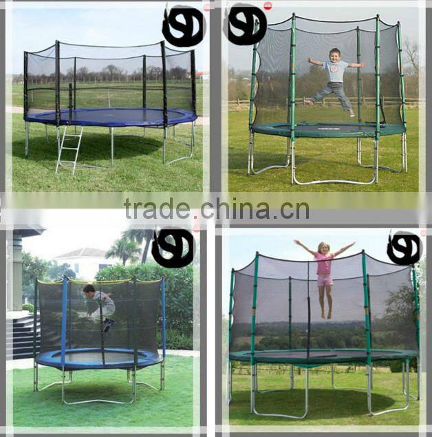 kids toys body builder bungee trampoline with roof rain covers