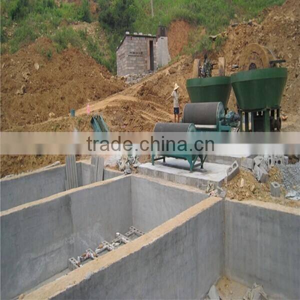 Wet grinding gold machine /Gold Wet Pan Mill Grinding Machine of Most favorable