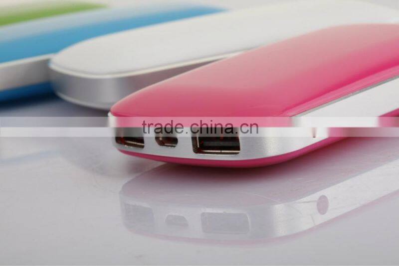 Cheap Colorful Power Bank Dual USB Output Ports New Style 2015