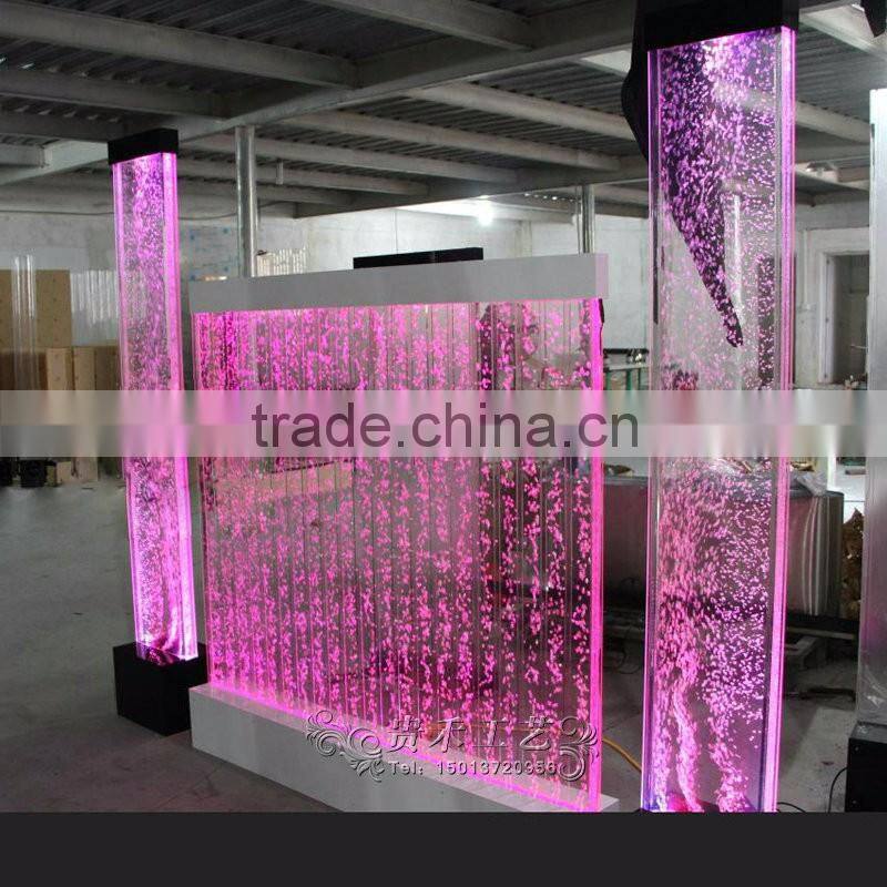 2016 new design acrylic water bubble wall indoor decoration
