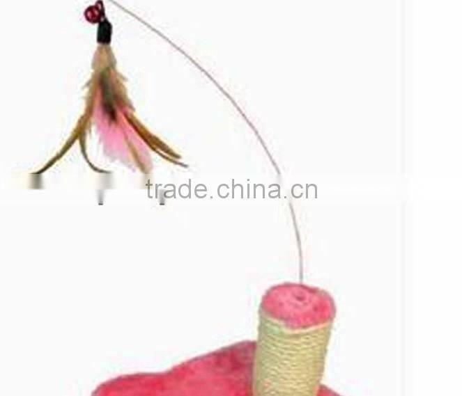 Cat Straching Post with Fether Teaser Toys