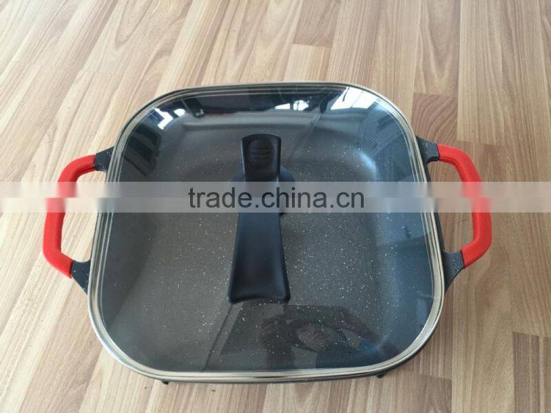 ceramic deep frying pan ceramic bread pan electric hot pan