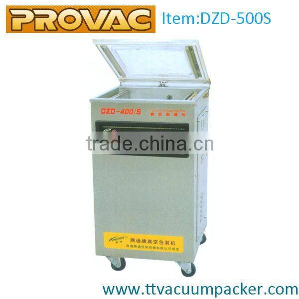 beef steak single chamber/stand-up automatic vacuum packing machine with CE certificate