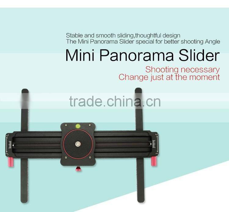 Professional factory directly high quality aluminium alloy mini slider parallax for photography video shooting