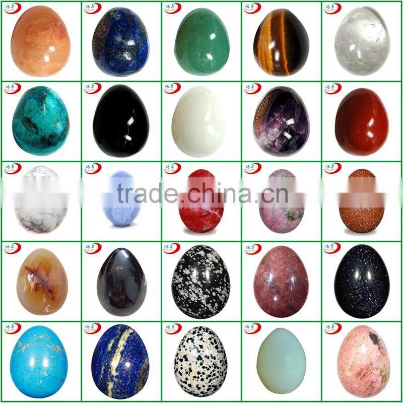 Massage Natural amethyst craved egg stone