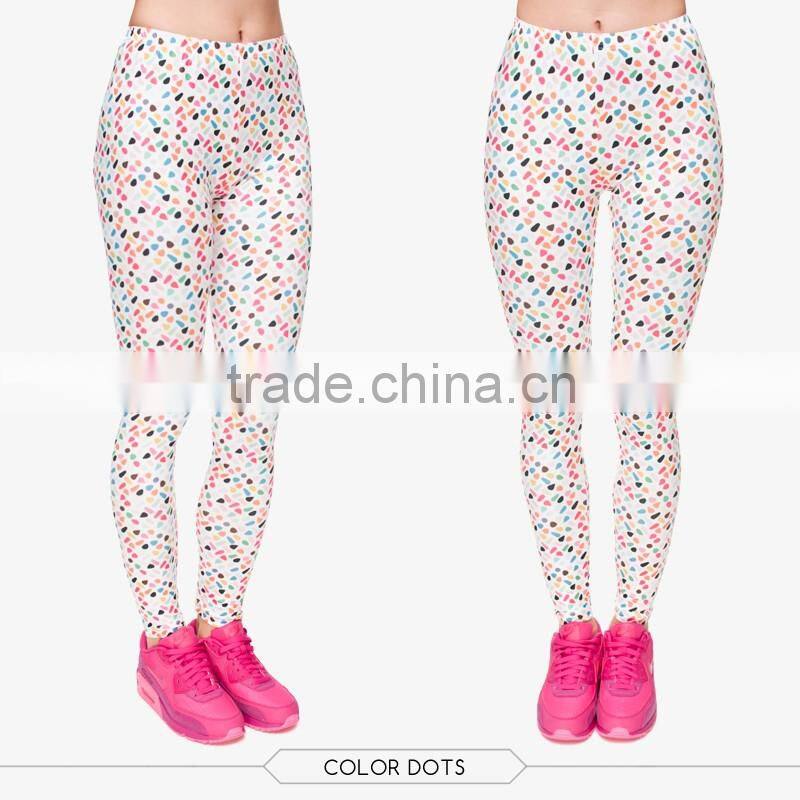factory hot sale 3d digital full print indian girls wearing leggings fitness