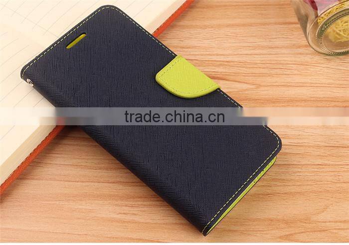 Mix Color Luxury Flip Wallet Leather Case For Samsung Note 5 Cell Phone